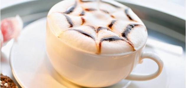 عمل نسكافيه بالرغوة