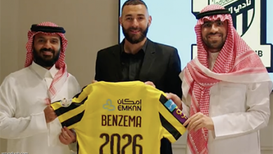 بنزيمة يقود هجوم الاتحاد إلى 2026