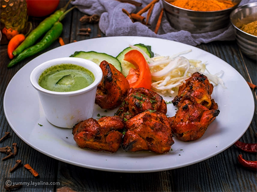 طريقة عمل دجاج تكا مشوي