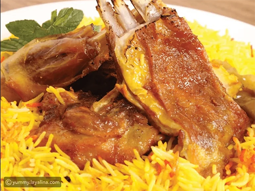 مندي اللحم بقدر الضغط