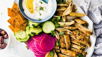 طريقة عمل صينية شاورما سهلة