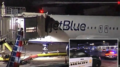 العثور على جثتين في حجرة معدات هبوط طائرة بالولايات المتحدة