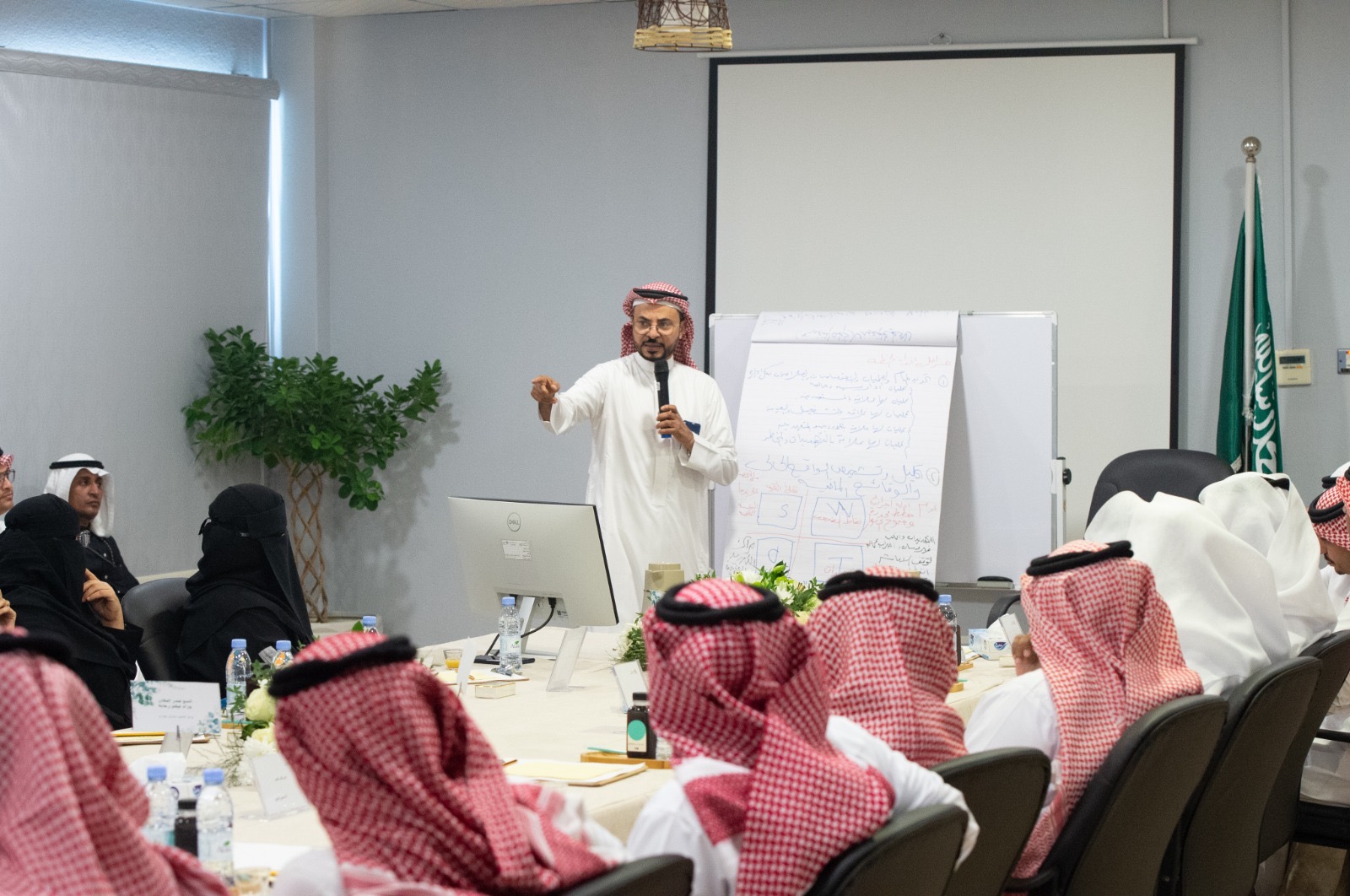 مدير عام فرع الموارد البشرية والتنمية الاجتماعية بجازان يقدم ورشة عمل عن اهمية التخطيط التنفيذي لجميع الادارات التابعة للفرع وربطها برؤية الوزارة واهدافها الاستراتيجية. 