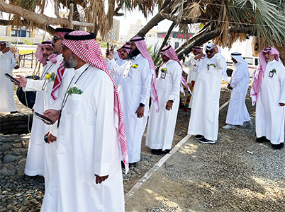 قائد نجوم السياحة بالمنطقة الغربية ومدير نادي نجوم السياحة بالقنفذة في زيارة إلى الليث