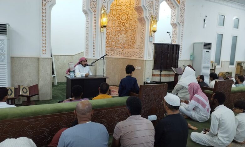 سلسلة من المحاضرات الدعوية المتزامنة مع اليوم الوطني 95 تنفذها إسلامية جازان في صبيا
