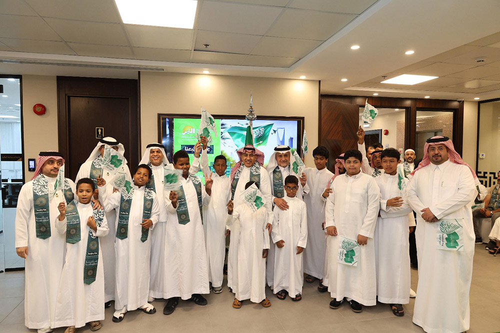 "بر جدة" تحتفي" بذكرى اليوم الوطني الـ 95 بمشاركة أبناء دور الضيافة