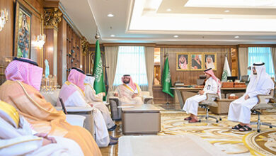 أمير منطقة جازان يستقبل الرئيس التنفيذي لشركة المياه الوطنية