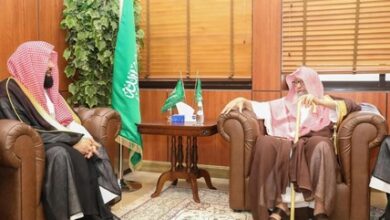 المفتي العام للمملكة يستقبل الرئيس العام لهيئة الأمر بالمعروف والنهي عن المنكر