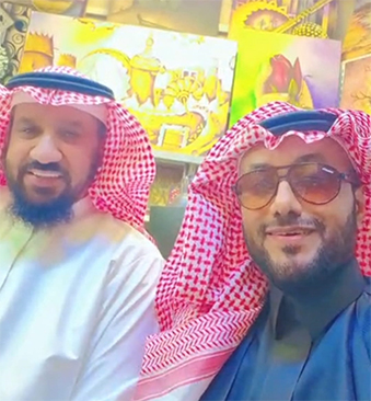 الفنان التشكيلي محمد بن سويد الجديبا