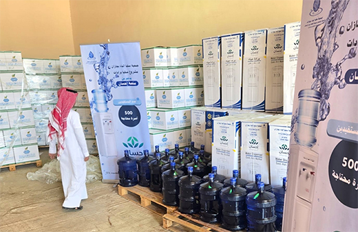 500 أسرة تستفيد من مشروع سقيا جازان باقي الأثر