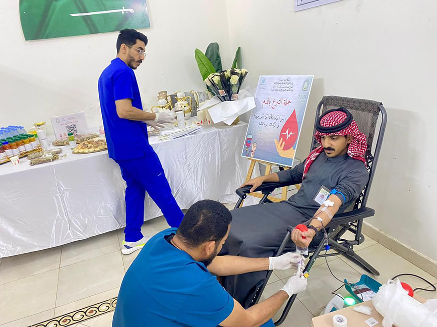الشؤون الإسلامية بجازان تُنظّم حملة للتبرع بالدم بالتعاون مع مستشفى العارضة العام