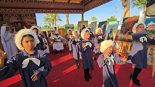 بـ "الفنون والأهازيج".. خواجي وعبيد وجدع يشعلون الحماس في جناح صبيا بـ "هذي جازان 2026"