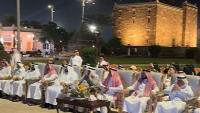 وفد مجلس الشورى يزور قرية جازان التراثية