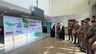 هيئة الأمر بالمعروف بمنطقة جازان تفعّل المعرض التوعوي "ولاء" بشرطة محافظة صامطة