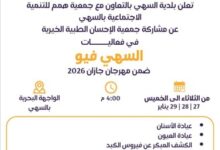 بلدية السهي بالتعاون مع جمعية همم تعلن عن مشاركة جمعية الإحسان الطبية الخيرية في عيادتي الاسنان والعيون