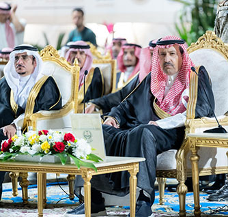 سمو الأمير الدكتور حسام بن سعود يدشن مهرجان شتاء الباحة