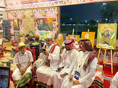 وسط تفاعل جماهيري لافت.. جناح "صبيا" يحيي ليالي "هذه جازان" بالطرب والفنون الشعبية